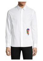 P.l.c. Men In Silhouette Embroidered Shirt