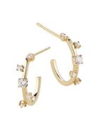 Lana Jewelry Diamond & 14k Yellow Gold Hoop Earrings