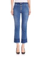See By Chloe Cropped Flared Jeans