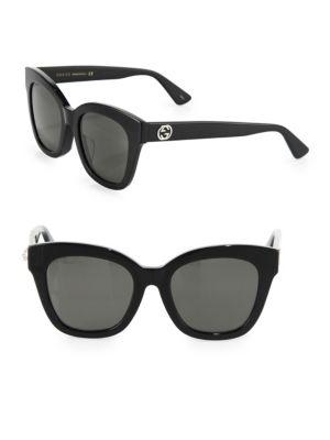 Gucci 52mm Square Cat's-eye Sunglasses