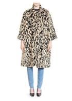 Balenciaga Velvet Leopard Coat