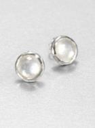 Ippolita Wonderland Mother-of-pearl, Clear Quartz & Sterling Silver Lollipop Doublet Stud Earrings