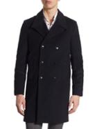 The Kooples Double Buttoned Wool Coat
