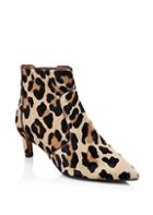 Aquatalia Marilsa Leopard Calf Hair Ankle Boots