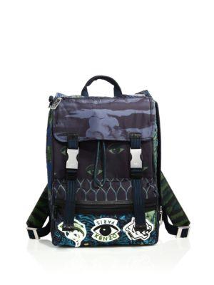 Kenzo Printed Nylon Backpack