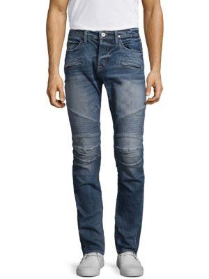 Hudson Skinny Biker Denim Jeans