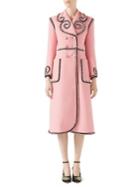 Gucci Crystal-embroidered Wool Coat