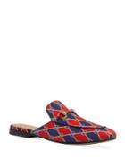 Gucci Kings Logo Print Loafers