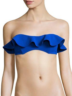Lisa Marie Fernandez Natalie Flounce Two-piece Bikini Set