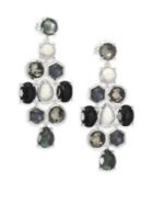 Ippolita Rock Candy Black Tie Semi-precious Multi-stone & Sterling Silver Cascade Chandelier Earrings