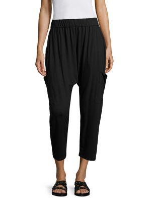 Eileen Fisher Slouchy Cropped Jersey Pants