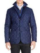 Isaia Quilted Wool Sportcoat