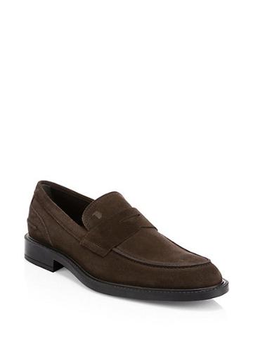 Tod's Suede Moccasin Loafers