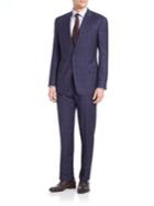 Armani Collezioni Prince Of Whales Wool Suit