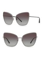 Dolce & Gabbana 61mm Scallop Cat Eye Sunglasses