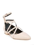 Lanvin Strappy Leather Flats