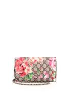 Gucci Gg Blooms Supreme Chain Wallet