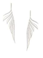 Adriana Orsini Pirouette Crystal Leaf Earrings