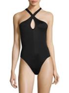 Solid And Striped One-piece Emmy Swimsuit