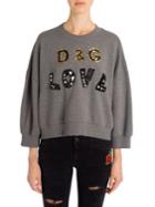 Dolce & Gabbana Sequin Logo Sweatshirt