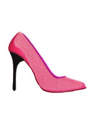 Logophile Embroidered High Heel Pump Patch