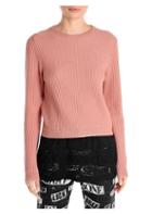 Moschino Wool Lace-hem Pullover Sweater