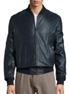 Saks Fifth Avenue Collection Collection Leather Bomber Jacket