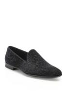 Saks Fifth Avenue Collection By Magnanni Velvet Smoking Slippers