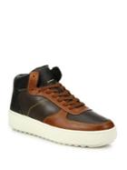 Coach 1941 Patchwork Leather High-top Sneakers