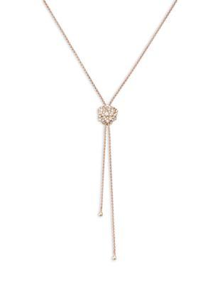 Piaget Rose Diamond & 18k Rose Gold Lariat Necklace