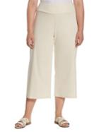 Eileen Fisher, Plus Size Plus Size Cropped Ponte Pants
