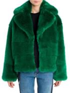Msgm Faux Fur Short Coat