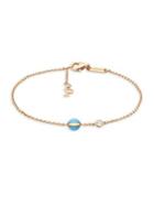 Piaget Possession Diamond, Turquoise & 18k Rose Gold Bracelet