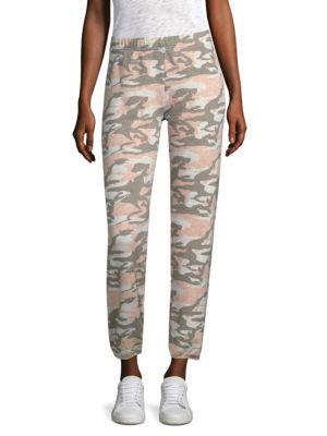 Monrow Camouflage Printed Sweatpants