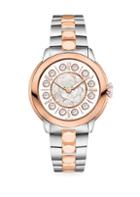 Fendi Fendi Ishine Sterling Silver & 18k Rose Gold Watch