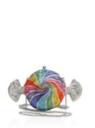 Judith Leiber Couture Rainbow Crystal Candy Minaudiere