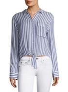 Rails Val Stripe Tie Front Shirt