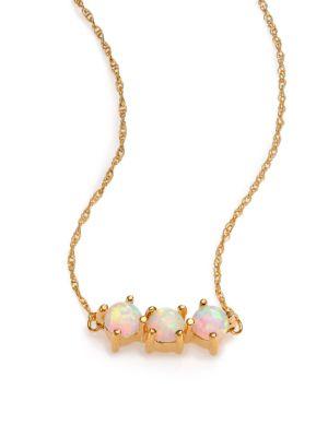Jennifer Zeuner Jewelry Victoria Opal Necklace