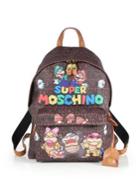 Moschino Super Moschino Faux Leather Backpack