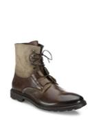 To Boot New York Leather & Suede Lace-up Boots