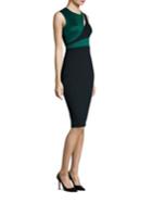Versace Collection Colorblock Jersey Dress