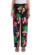 Valentino Tropical Dream Silk Pajama Pants