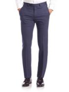 Armani Collezioni Slim-fit Flannel Dress Pants