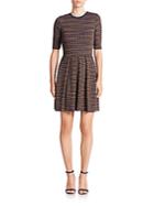 M Missoni Space-dyed Fit-and-flare Dress