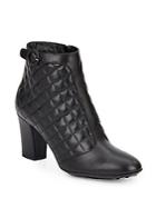 Aquatalia By Marvin K Harriet Quilted Leather Booties