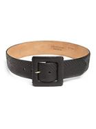 W. Kleinberg Python & Leather Belt