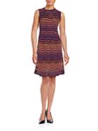 M Missoni Wave Patterned A-line Dress