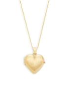 Sphera Milano 14k Yellow Gold Heart Locket Pendant Necklace