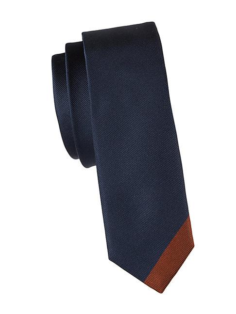 Boss Hugo Boss Contrasting Stripe Silk Tie