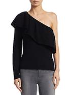 Ella Moss One-shoulder Knitted Sweater
